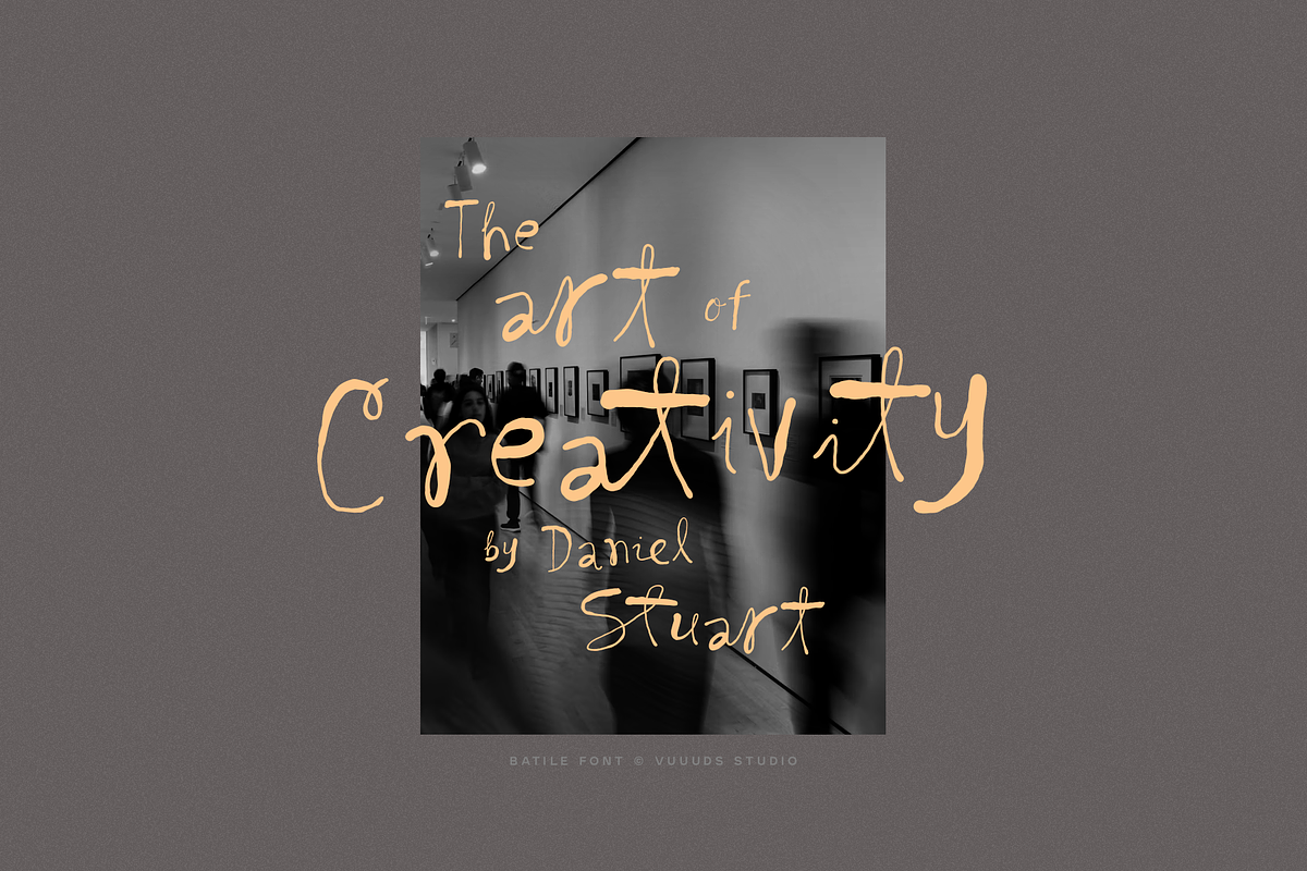 Batile, a Script Font by vuuuds (Photo 8 of 9)