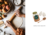 Bakers Kitchen Clipart & Patterns, a Food Illustration by Illustrations Lazarteva (Thumbnail 4 of 6)