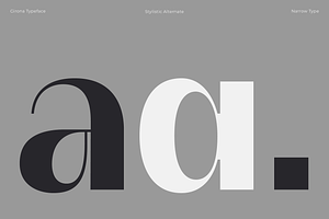 Girona Typeface Elegant Sans Serif