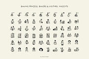 BAKERY line art illustrations, a Food Illustration by Crocus Paperi (Thumbnail 6 of 7)
