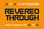 Revered Through - Sport Font, a Sans Serif Font by 177Studio (Thumbnail 1 of 8)