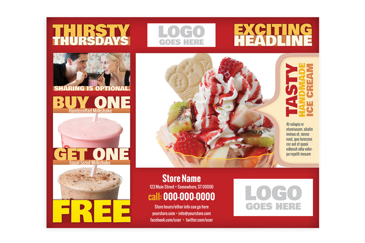 Restaurant Tri Fold Brochure, a Brochure Template by MitchLinhardt (Photo 4 of 5)