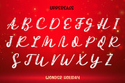 Wonder Holiday - Deco Script Font, a Script Font by AnningArts (Thumbnail 7 of 10)