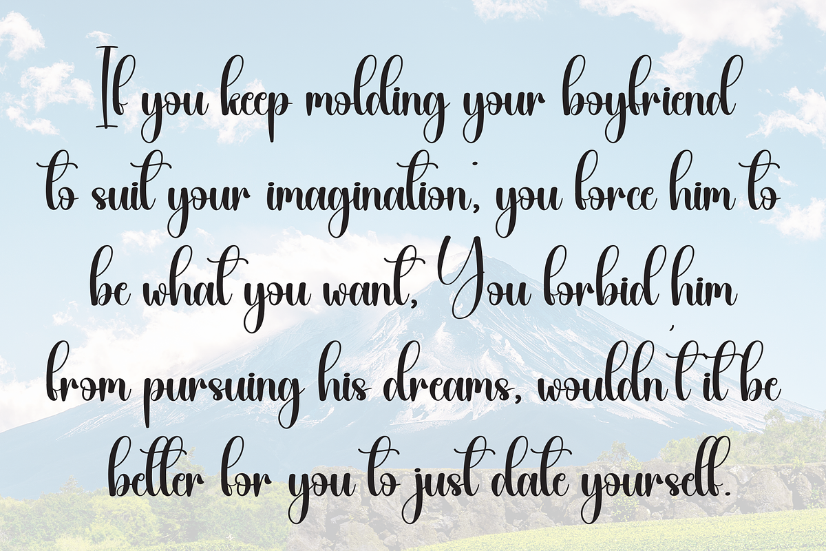 Babyshow | Script Font, a Handwritten Font by Scratchones (Photo 6 of 8)