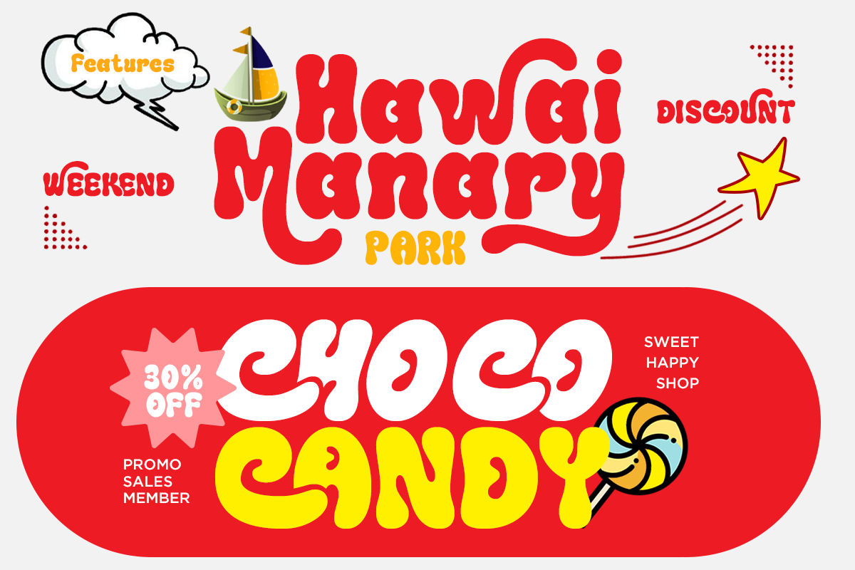 Tomacho - Groovy Bubble Font, a Font by Say Studio (Photo 6 of 13)