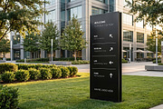 Campus Signage Signs Totems Mockups, an Advertising Mockup by Luuqas Design (Thumbnail 1 of 4)