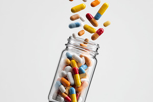 Colorful pharmaceutical capsules and, a Health & Medical Photo by MistyDay