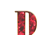 Red Diamond Alphabet: PNG Clipart, an Object Graphic by Watercolor_Vector Graphic (Thumbnail 15 of 17)