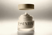 Cosmetic Jar Mockup with Lid, a Product Mockup by Design Squad (Thumbnail 2 of 4)