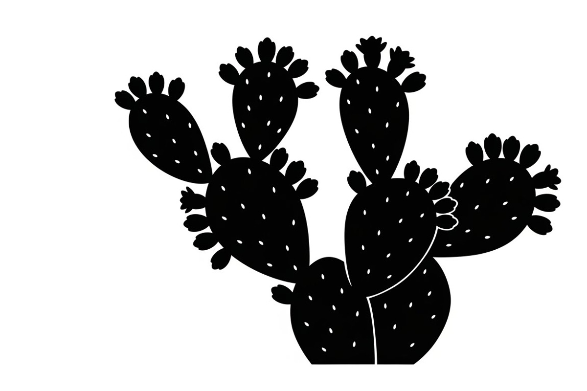 collection of desert cactus silhouet, an Illustration by Amazin_art (Photo 19 of 33)
