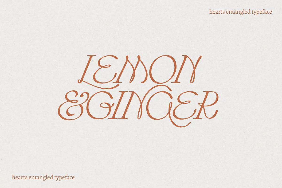 Hearts Entangled Display Typeface, a Script Font by Nicky Laatz (Photo 7 of 37)