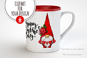 Valentine Gnomes PNG Clipart, an Illustration by Color and Decor (Thumbnail 6 of 7)