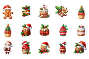 Sweet Christmas Food Clipart, an Illustration by Designworld (Thumbnail 2 of 5)