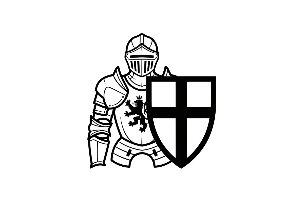 Medieval Knight Shield Vector Bundle, an Illustration by Designs_River (Photo 7 of 51)