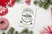 12 Christmas Mockup #1, a Print Template by Walentin (Thumbnail 2 of 13)