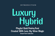 Luxury Hybrid, a Sans Serif Font by Wow Magic (Thumbnail 1 of 3)