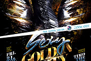 Sexy Golden Party Flyer Template, a Flyer Template by Amorjesu.com (Thumbnail 4 of 4)
