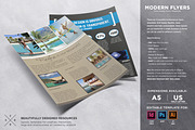 3 Modern Flyers Templates, a Flyer Template by Andre28 (Thumbnail 1 of 4)