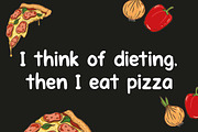 Yummy Foodies Font, a Sans Serif Font by Scratch Design (Thumbnail 5 of 7)