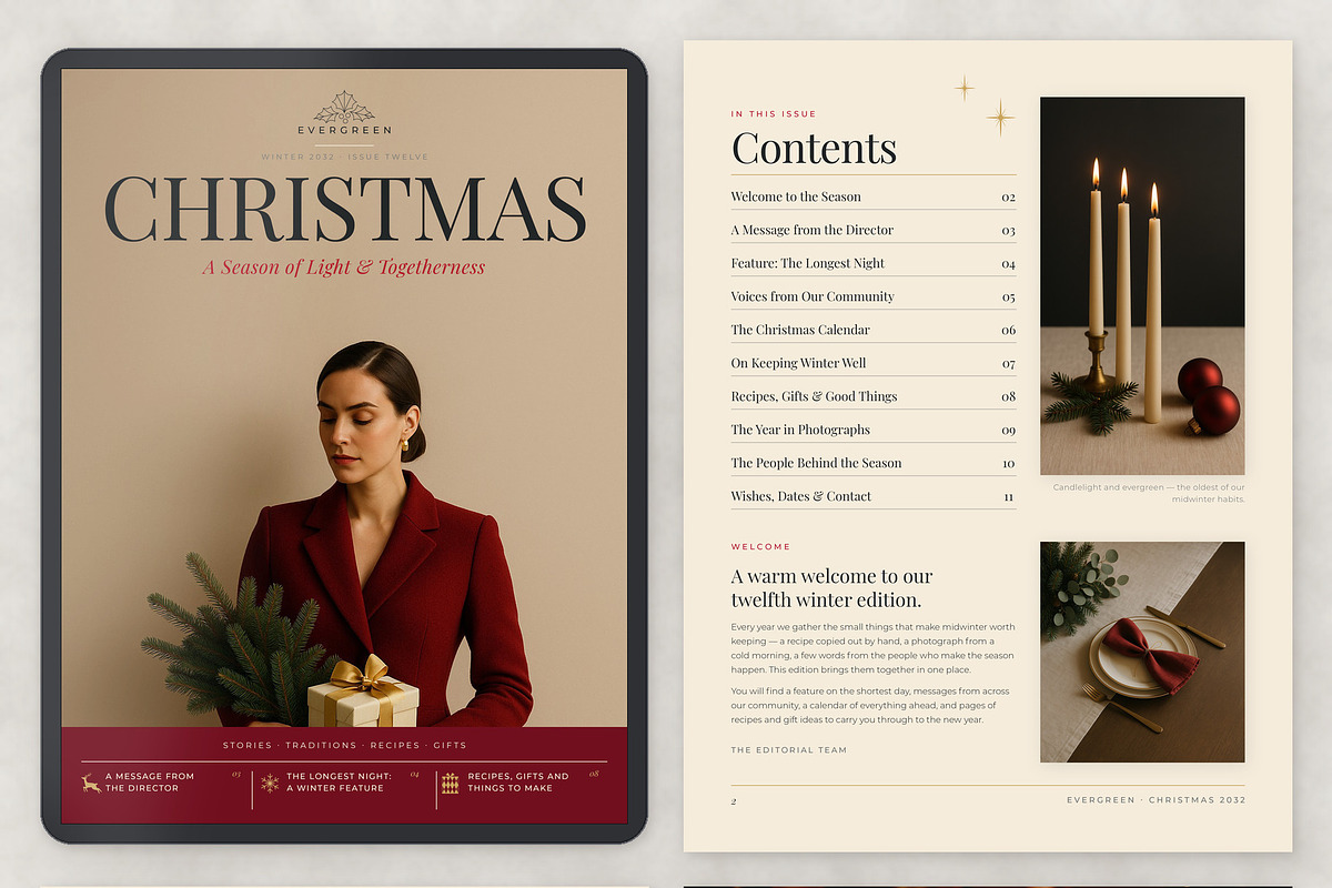 Digital Christmas Magazine Brochure, a Brochure Template by BrandPacks (Photo 5 of 5)