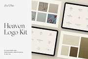 Heaven Minimal Logo Kit Ai Eps Psd, a Branding & Logo Template by Feel This (Thumbnail 1 of 15)