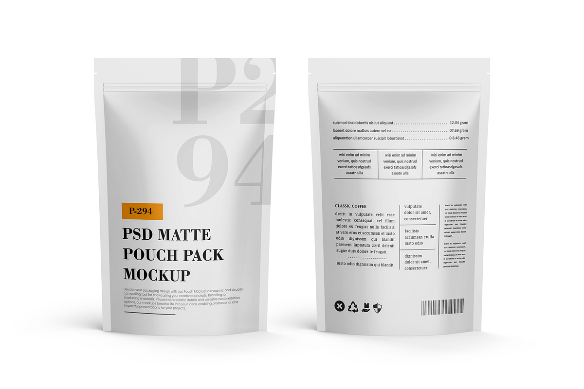 PSD Matte Pouch Mockup, a Packaging Mockup by Ram Studio LLC (Photo 4 of 13)