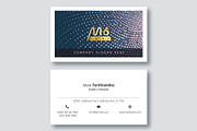 Abstract Business Card Template- S09, a Business Card Template by M6 Gallery (Thumbnail 3 of 5)