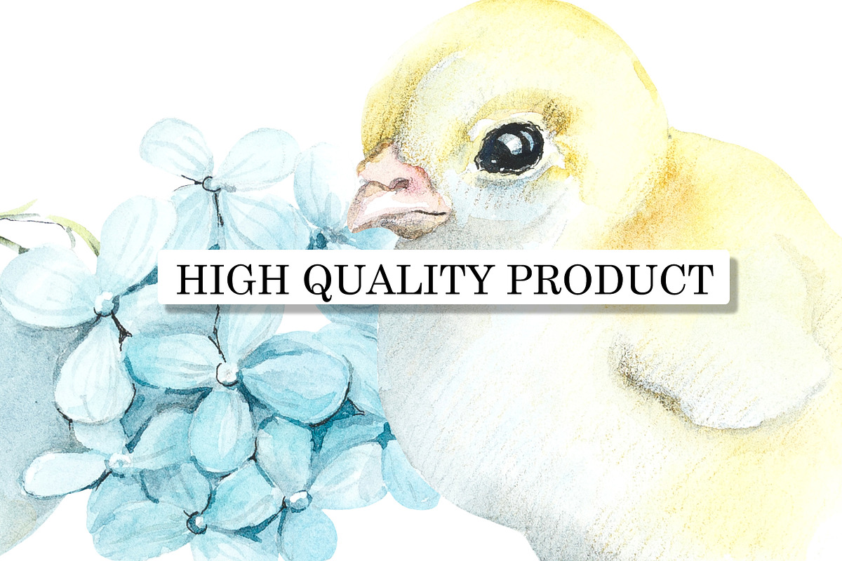 Watercolor Easter, an Animal Illustration by Budogoshch (Photo 4 of 5)