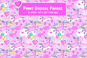Cute Unicorns Clipart, a Pattern Graphic by ViktoriaARTprint (Thumbnail 5 of 13)