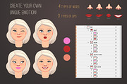 vector Character portrait creator, a Person Illustration by Mandarinkas art (Thumbnail 2 of 8)