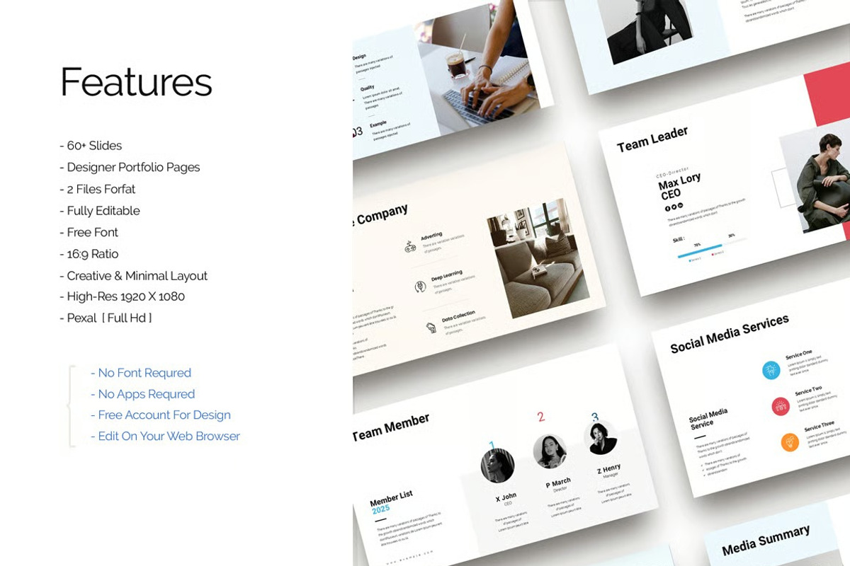 Social Media Marketing Strategy, a Presentation Template by Fit-tee (Photo 3 of 12)