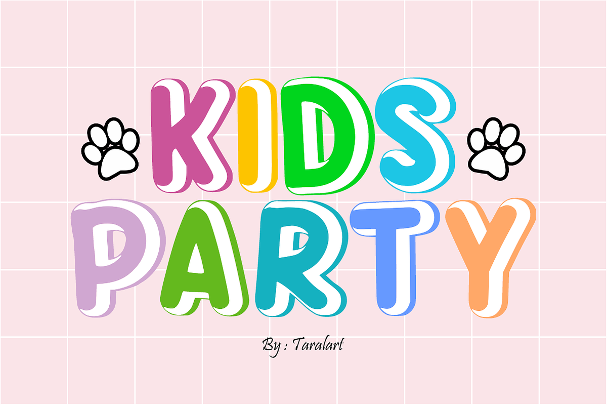 Cat Baby - Playful Cartoon Font, a Sans Serif Font by KiddoGlyphs Studio (Photo 3 of 4)