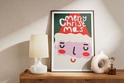 Christmas Retro Posters Collection, a Seasonal Illustration by Luamor (Thumbnail 5 of 7)