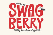Swagberry - Handdrawn Typeface, a Handwritten Font by HipFonts (Thumbnail 2 of 12)