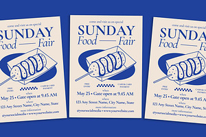 Food Fair Flyer, a Flyer Template by Gumico Studio.