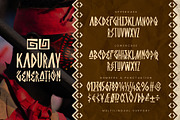 Burowai - Tribal Font, a Font by Arterfak Project (Thumbnail 8 of 13)