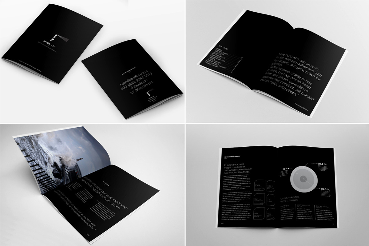 Annual Report & Brochure Template, a Brochure Template by Andre28 (Photo 3 of 5)