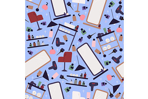 Hairdressing tools for washing and, an Object Illustration by Vectorbuum