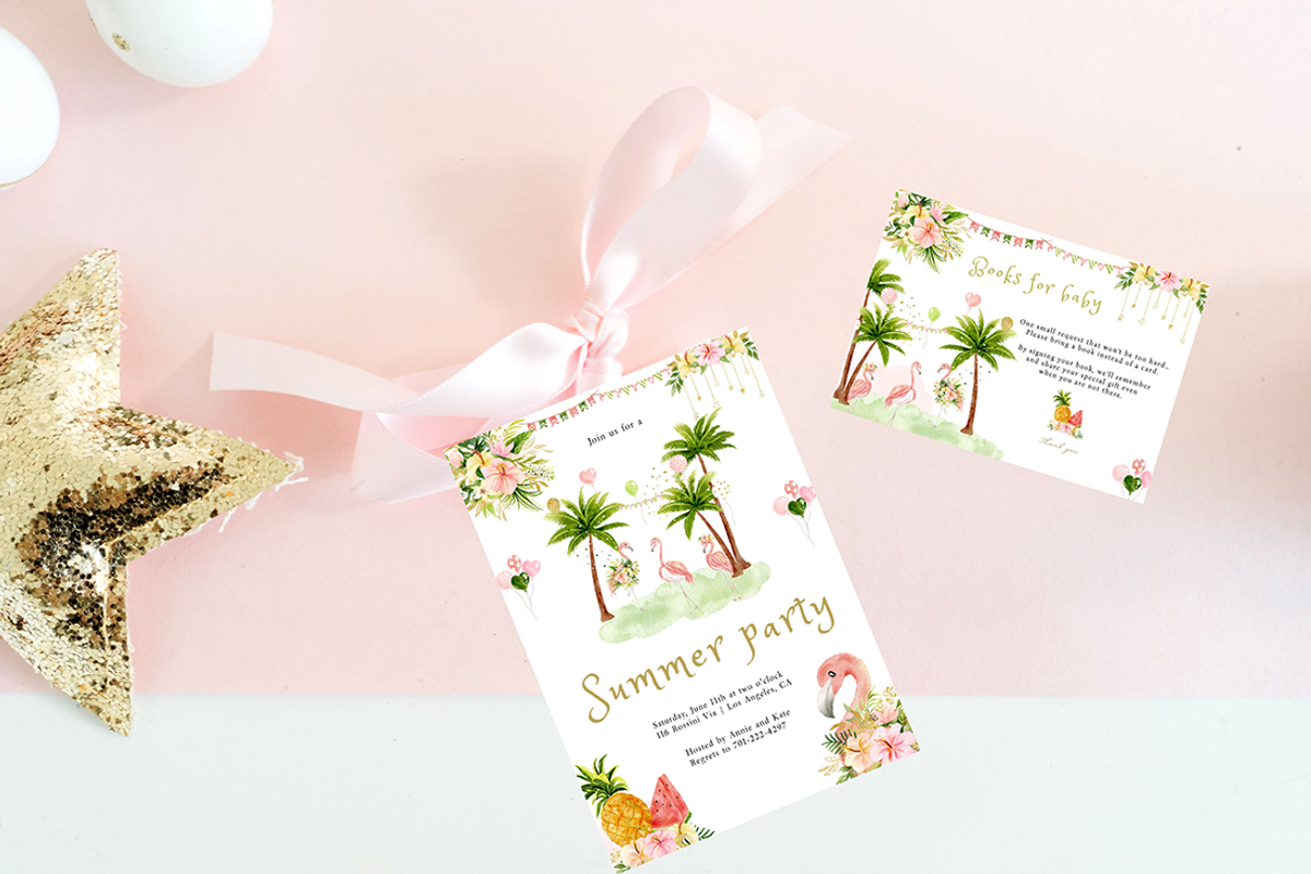 Pink Flamingo clipart, an Illustration by heyiamalice (Photo 7 of 13)