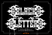 Slogaje Geise - Blackletter Font, a Blackletter Font by Iqsiart Studio (Thumbnail 6 of 11)