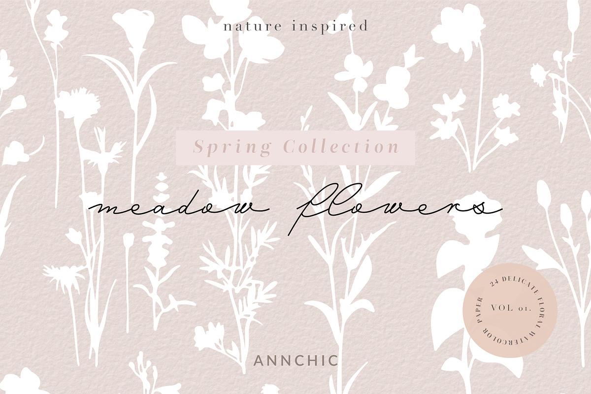 Meadow flowers - Digital art paper, a Texture Graphic by Anna Sokol (Photo 13 of 22)