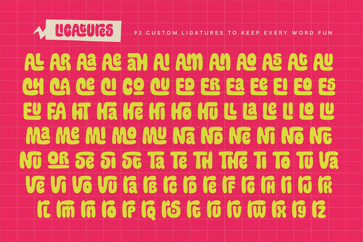 Chubble Bricode, a Sans Serif Font by graphicook (Photo 4 of 10)