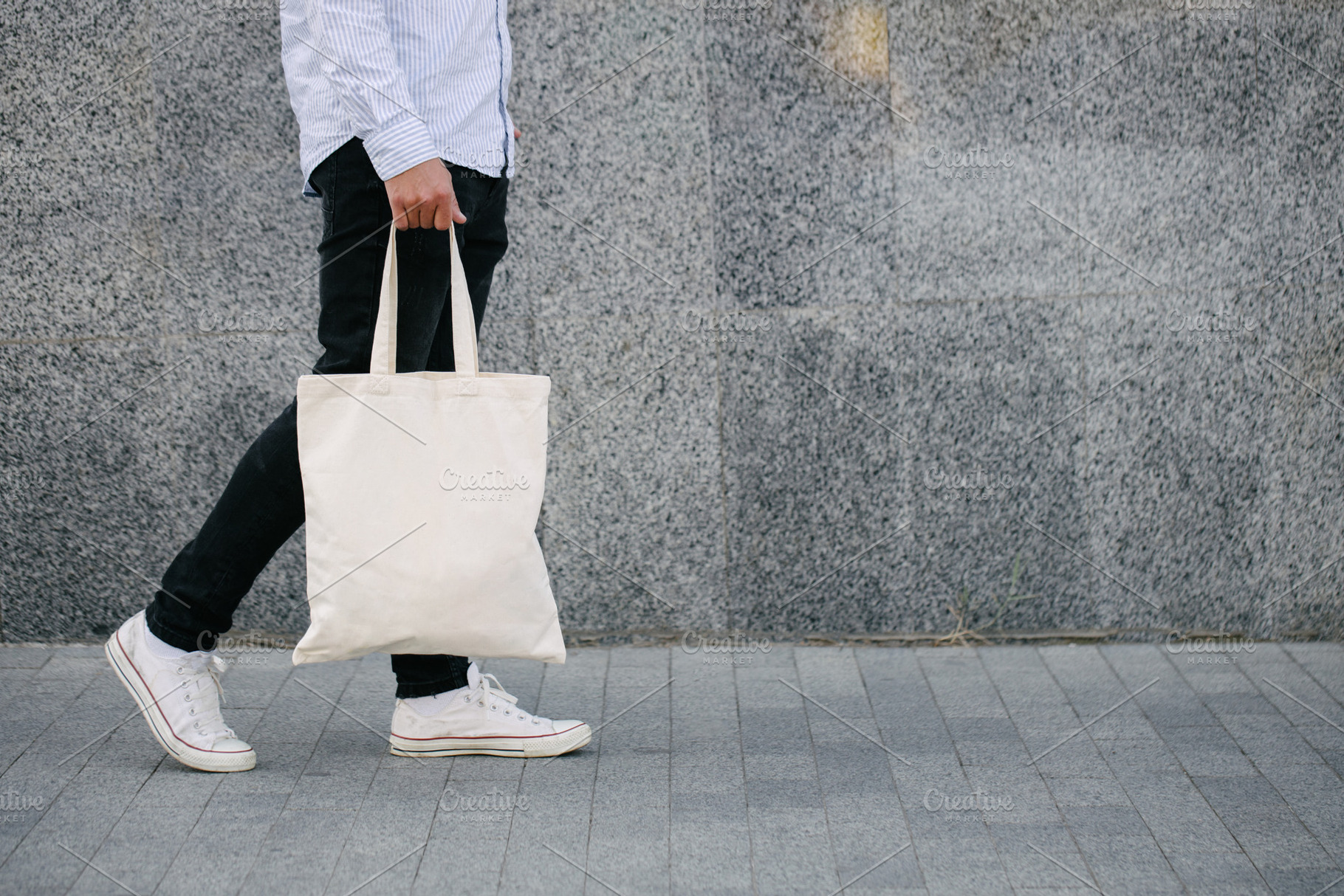 White textile eco bag containing fashion, cloth, and fabric, a Beauty & Fashion Photo by 5max