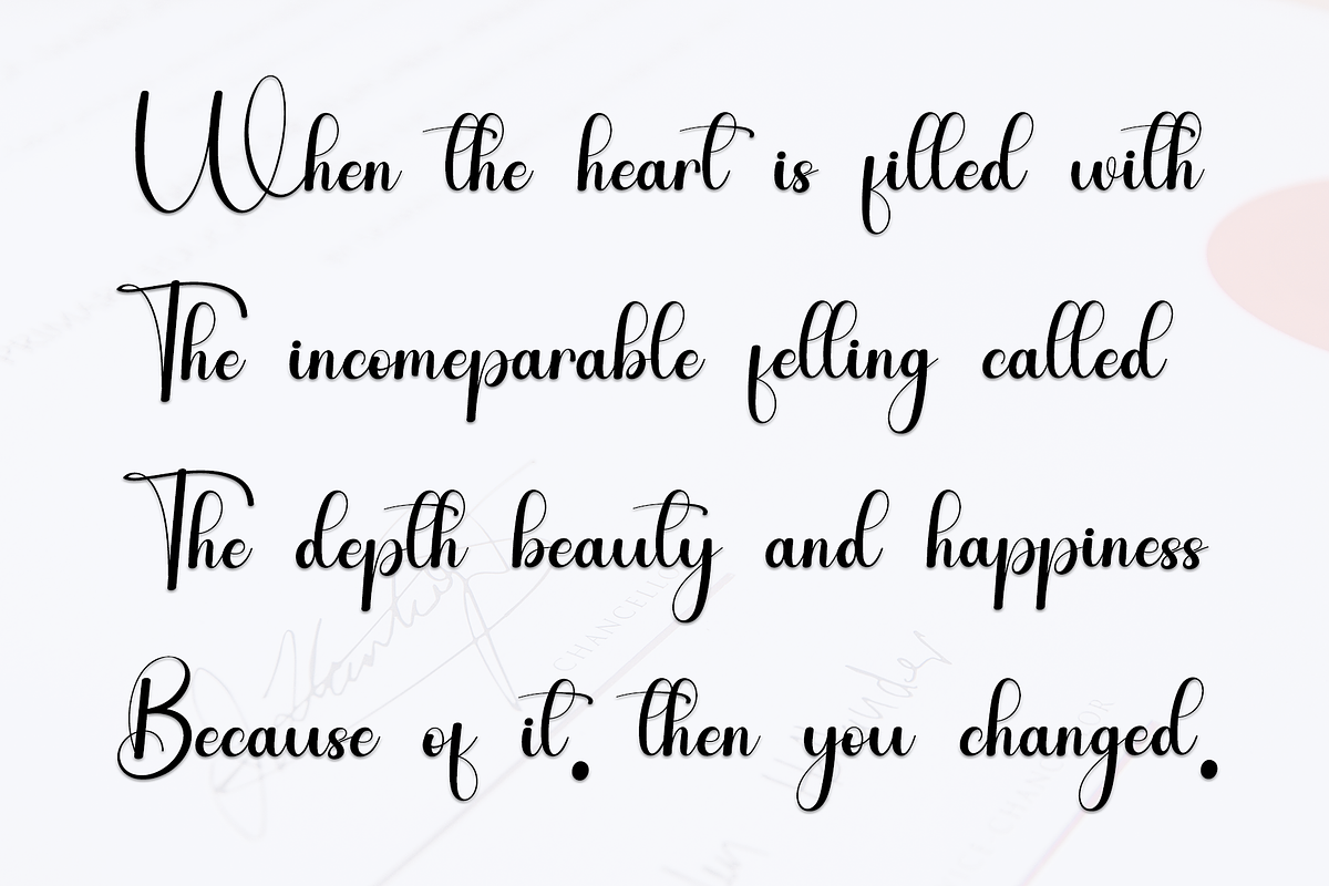 Amazing Calligraphy, a Handwritten Font by InermediaSTUDIO (Photo 2 of 8)