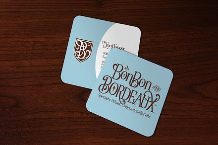Square Business Card Mockup