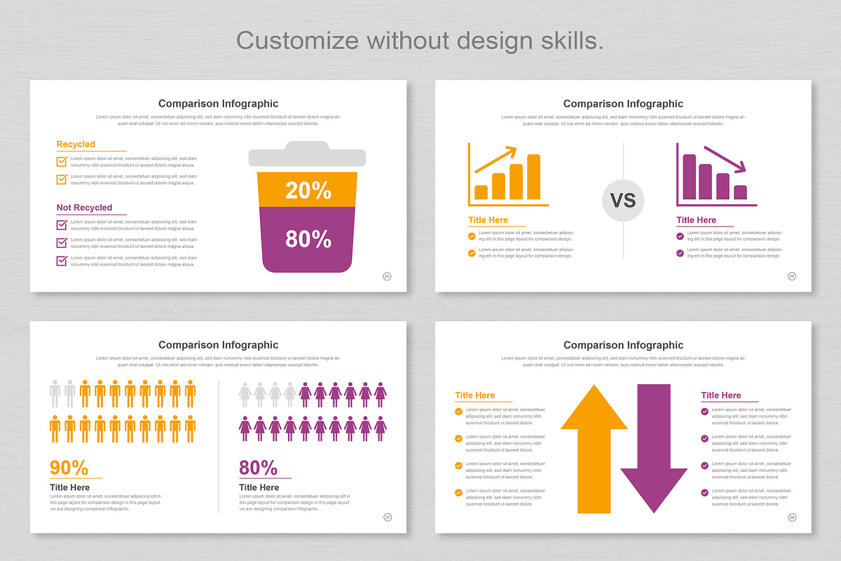 Comparison Infographics Keynote