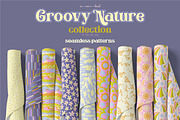 Groovy nature collection, an Illustration by Mona Ahmed (Thumbnail 2 of 7)
