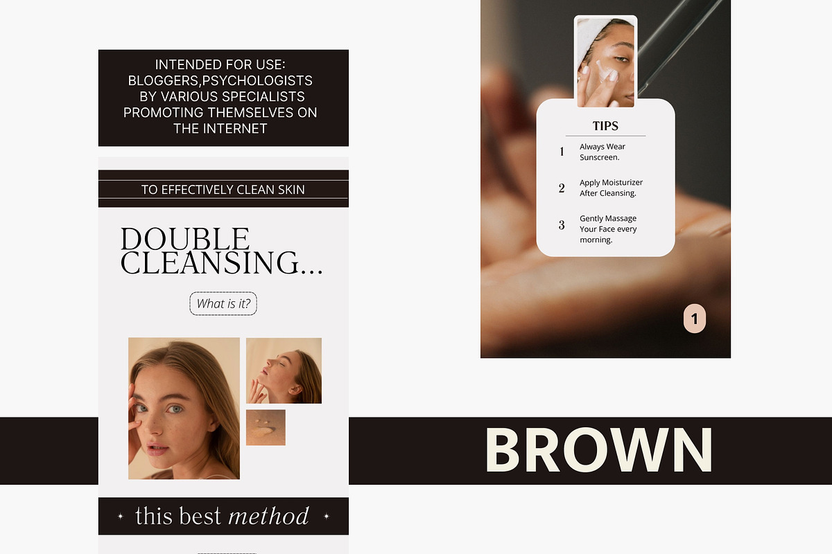 BROWN – Beauty Instagram Story, a Social Media Template by AESTETHIC_STUDIO (Photo 2 of 9)