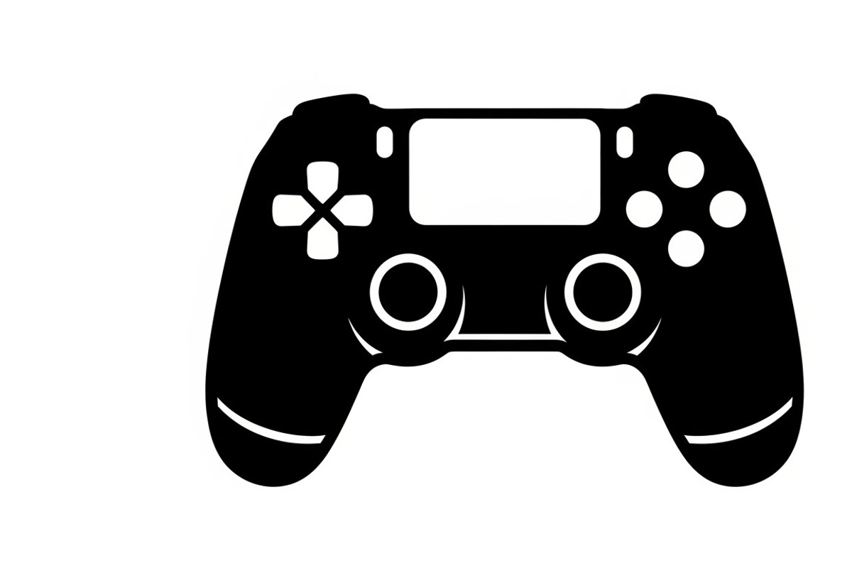 set of gaming controller silhouettes, an Illustration by Amazin_art (Photo 18 of 41)