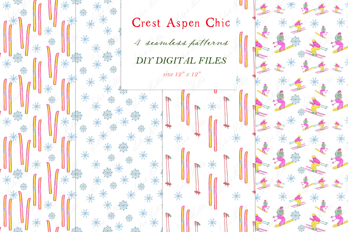 Watercolor Crest Aspen Chic Crest, a Graphic by LABFcreations (Photo 3 of 4)